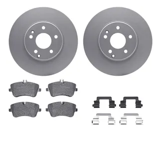 R1 Concepts WDUH1-63153 Carbon Series Brake Rotors W/ 5000 Oep Brake Pads & Hdw